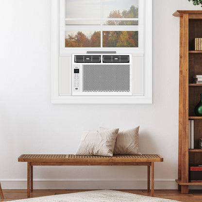 TCL 6,000 BTU Window Air Conditioner, 250 sq. ft., LED Display, Included Remote,  White, W6W32