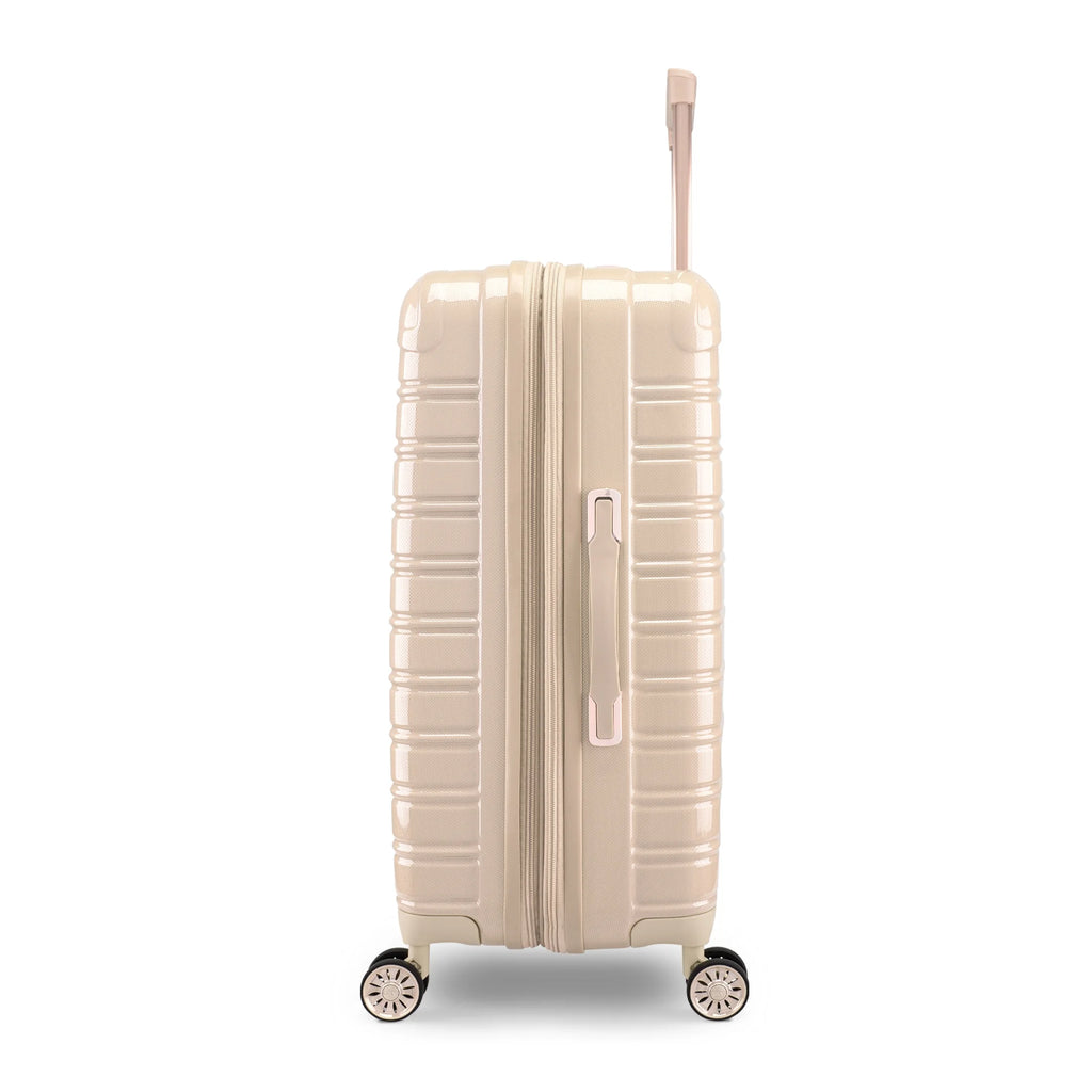 iFLY Hardside Fibertech 3.0 2 Piece Set, 20" Carry-on and 28" Checked Luggage, Gadget Gray