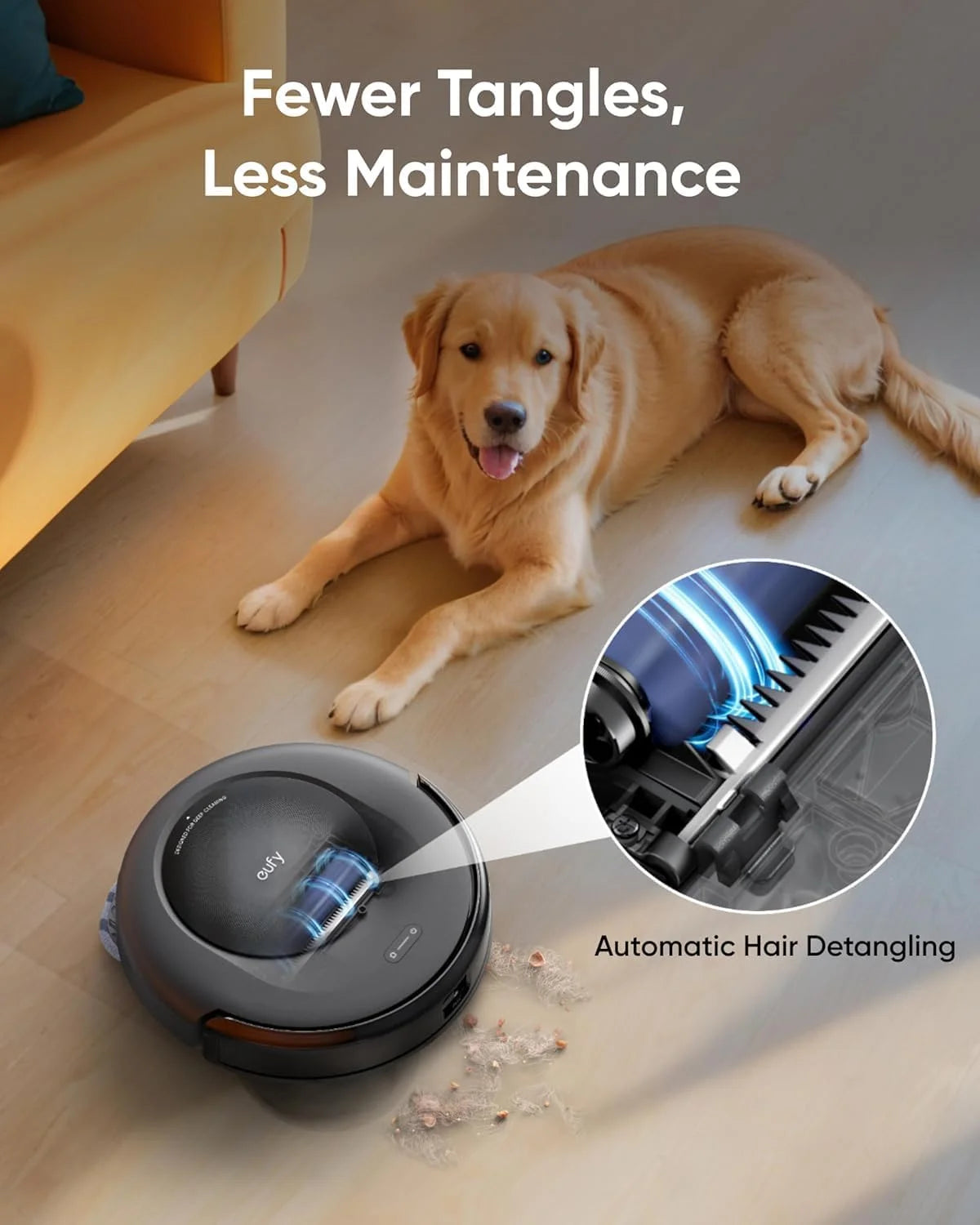eufy Robot Vacuum Omni C20, Robot Vacuum and Mop Combo + Official RoboVac Hard Floor Cleaning Solution
