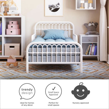 Little Seeds Monarch Hill Ivy Metal Toddler Bed, Gold
