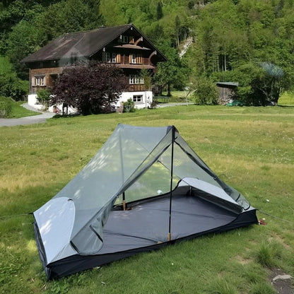 3F UL Gear Lanshan Ultralight Tent Waterproof Professional Hiking Tent 2Person Tents for Camping 4 Season Backpacking Tent (Khaki-2 People, 4 Season)