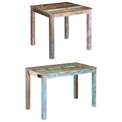 vidaXL Dining Table Kitchen Table Home Dining Room Table Solid Reclaimed Wood