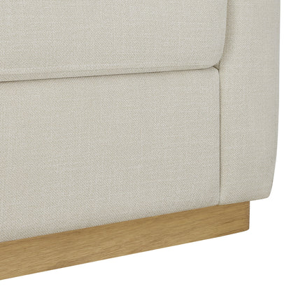 Better Homes & Gardens Lillian Accent Swivel Chair, Cream Linen