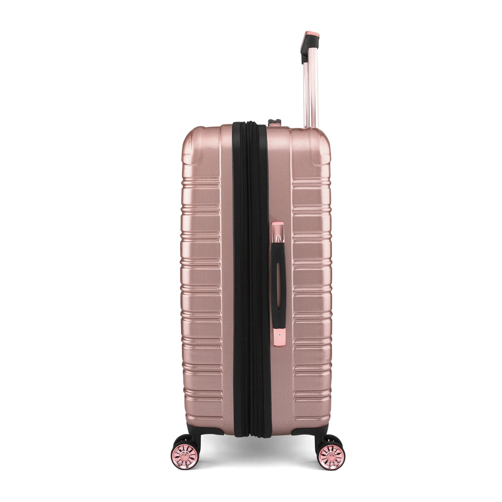 iFLY Hardside Fibertech 3.0 2 Piece Set, 20" Carry-on and 28" Checked Luggage, Gadget Gray