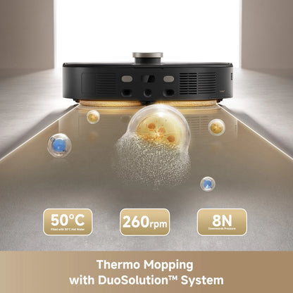 MOVA P50 Pro Ultra Robot Vacuum Cleaner Removable&Liftable Mop,Anti-Tangle,Self Drying&Cleaning