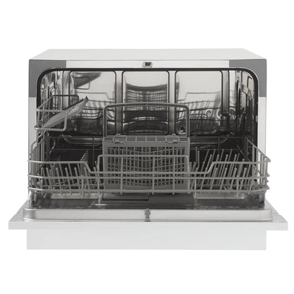 Danby 6 Place Setting Countertop Dishwasher in White (DDW621WDB)