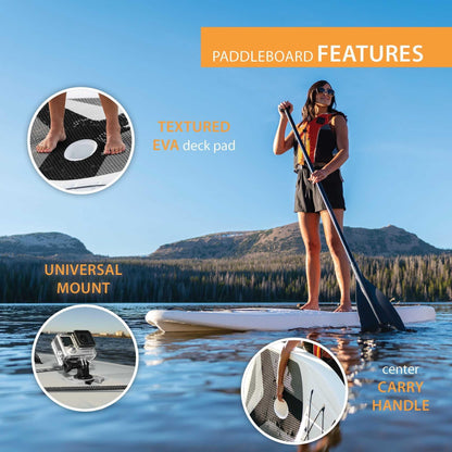 Lifetime Stand Up Paddle Board, Horizon 10' - White, Set of 2 - 90749