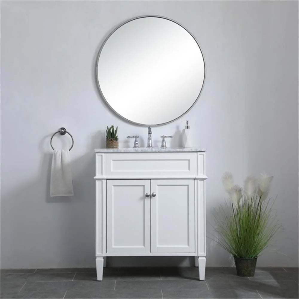 Elegant Kitchen and Bath 30 inch Single bathroom vanity in Grey