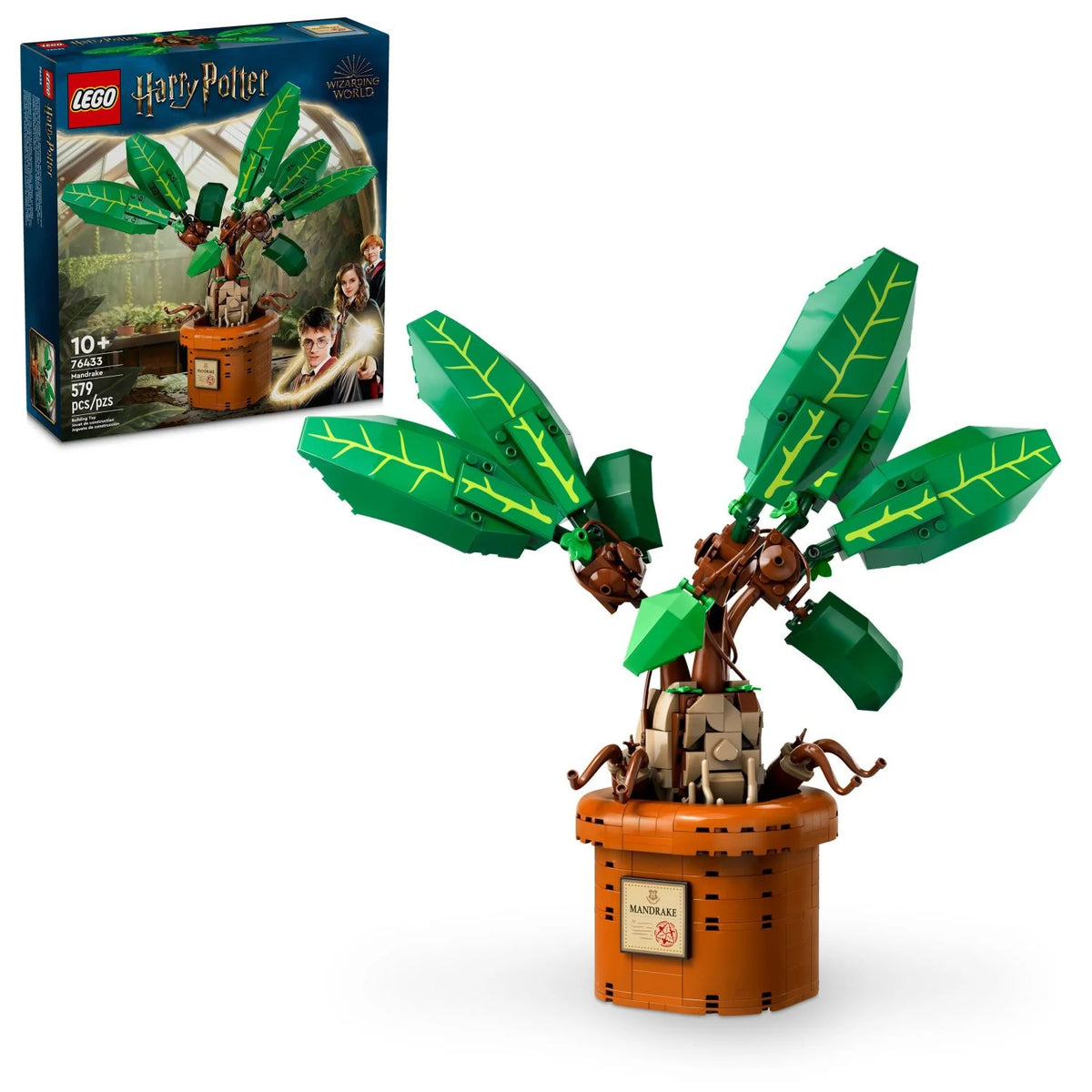 LEGO Harry Potter  Chomping Monster Book of Monsters, Mandrake, and Sorting Hat
