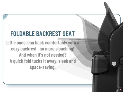 Fridtrip 20 Inch Carry On TSA Lock Luggage with Foldable Seat for Kids& Adult,Lockable Spinner Wheels Free Luggage Cover and Safety Seatbelt Travel Suitcase