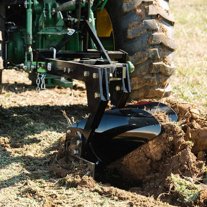 Titan Attachments 3 Point 21" Double Bottom Moldboard Turn Plow Fits Category 1 Tractors, Tow-Behind Dual Turning Plow Rotates Soil to Aerate, Tillage, Soil Prep
