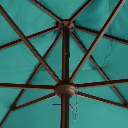 EliteShade Sunumbrella 6x6Ft Square Market Umbrella with Ventilation