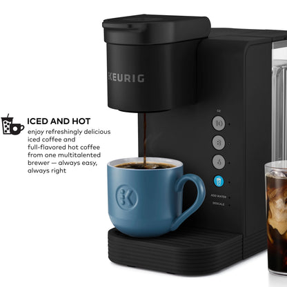 Keurig K-Iced Essentials Iced and Hot Single-Serve K-Cup Pod Coffee Maker, White