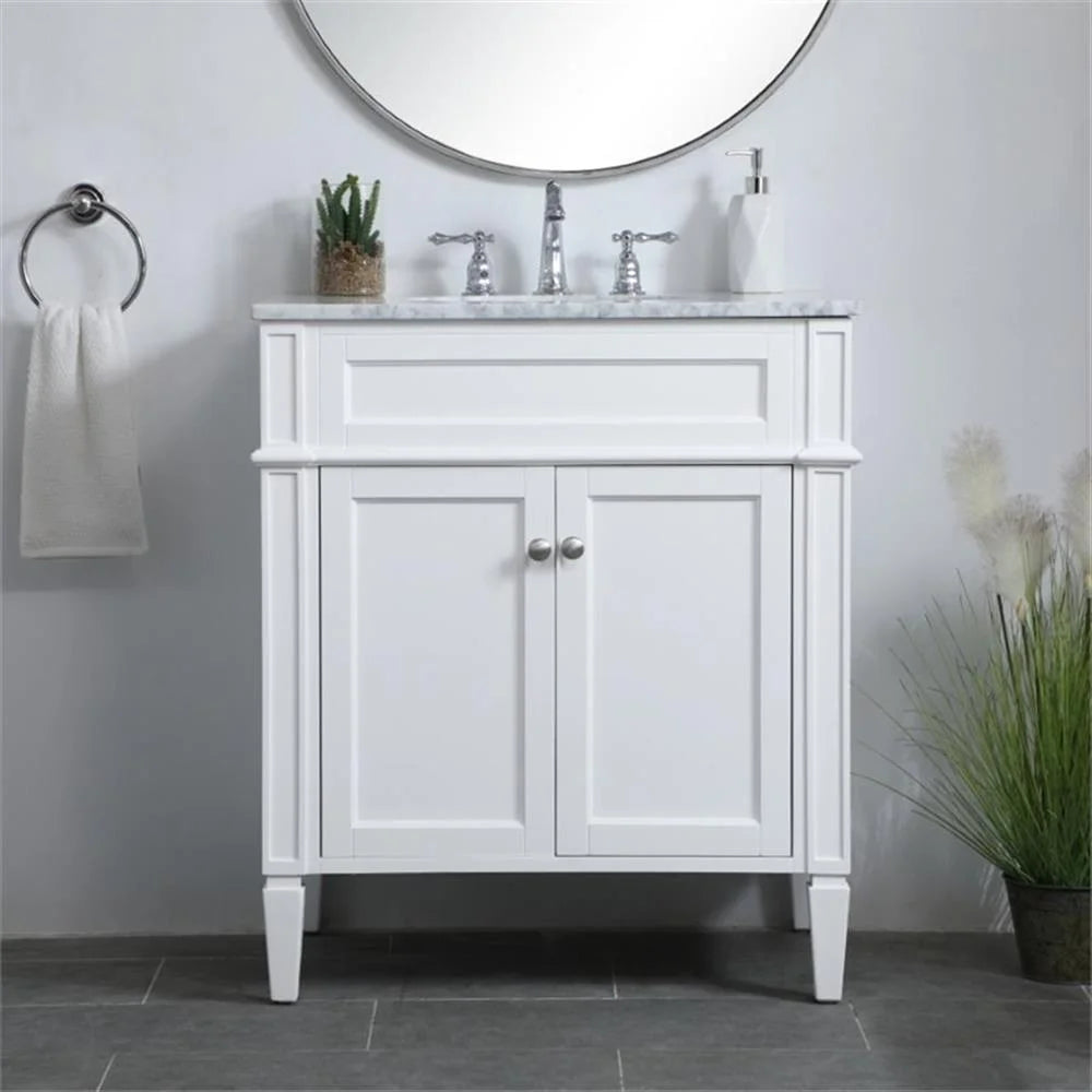 Elegant Kitchen and Bath 30 inch Single bathroom vanity in Grey