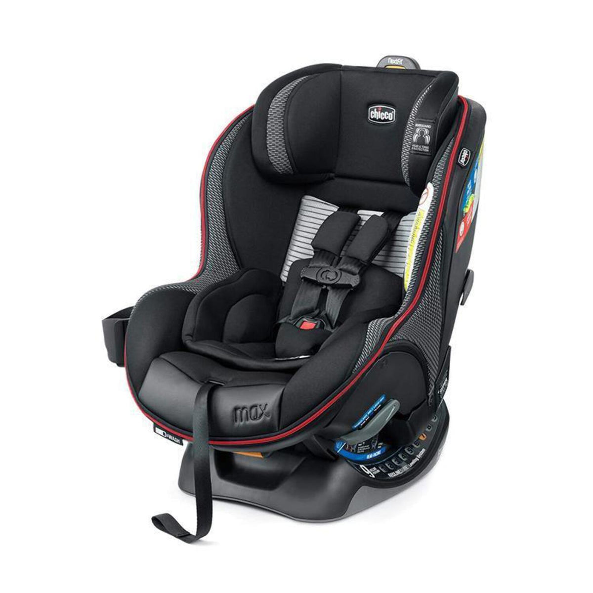 Chicco NextFit Max Zip Air Convertible Car Seat - Atmosphere (Black)