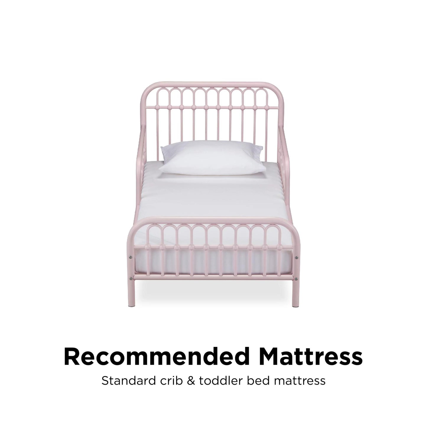 Little Seeds Monarch Hill Ivy Metal Toddler Bed, Gold