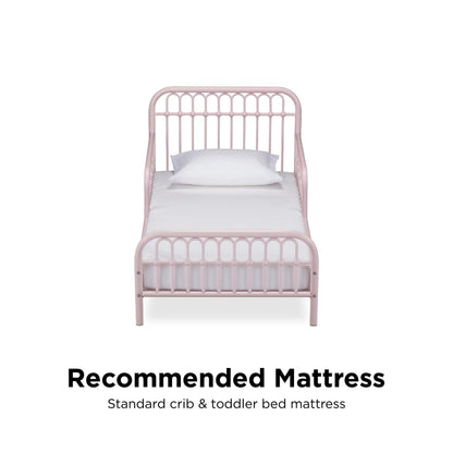 Little Seeds Monarch Hill Ivy Metal Toddler Bed, Gold