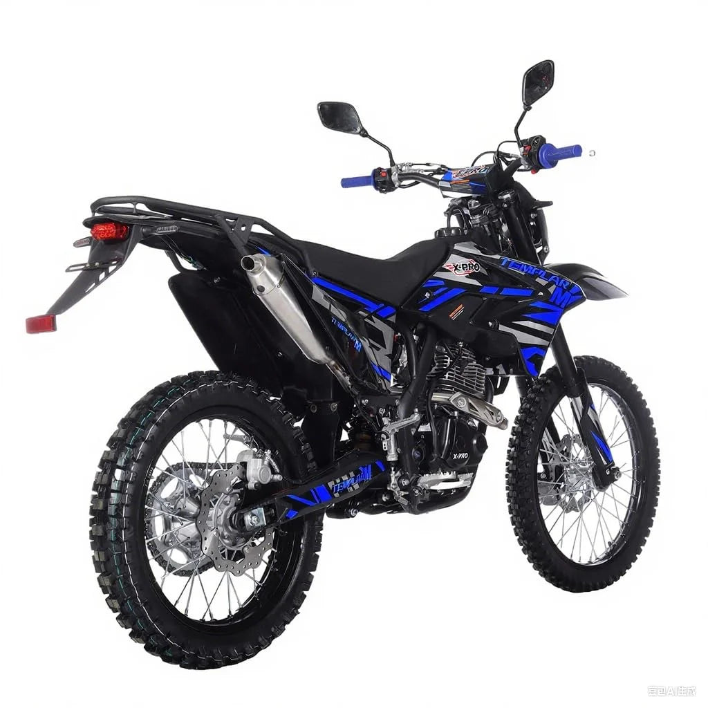 X-Pro Templar M 250cc Gas Dirt Bike with Zongshen Engine 5 Speed Pit Bikes Adult Pitbike, Big 21"/18" Wheels!