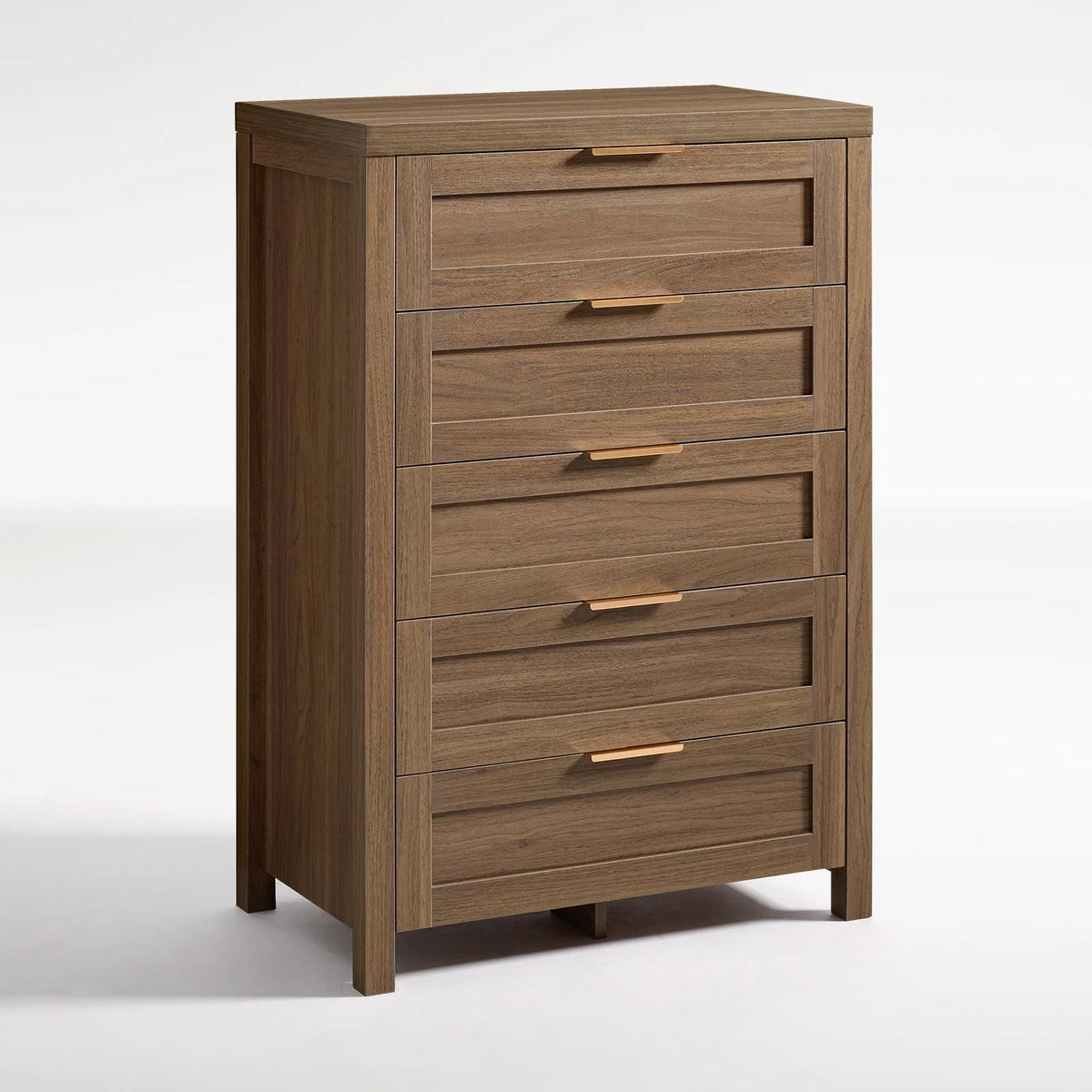 ARKANTOS Wooden 6 Drawer Double Dressers, Wide Chests of Drawers for Bedroom, Natural Oak