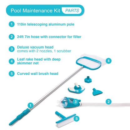 INTEX Easy Set 15ft x 48in Inflatable Pool Set - Filter Pump & Accessories