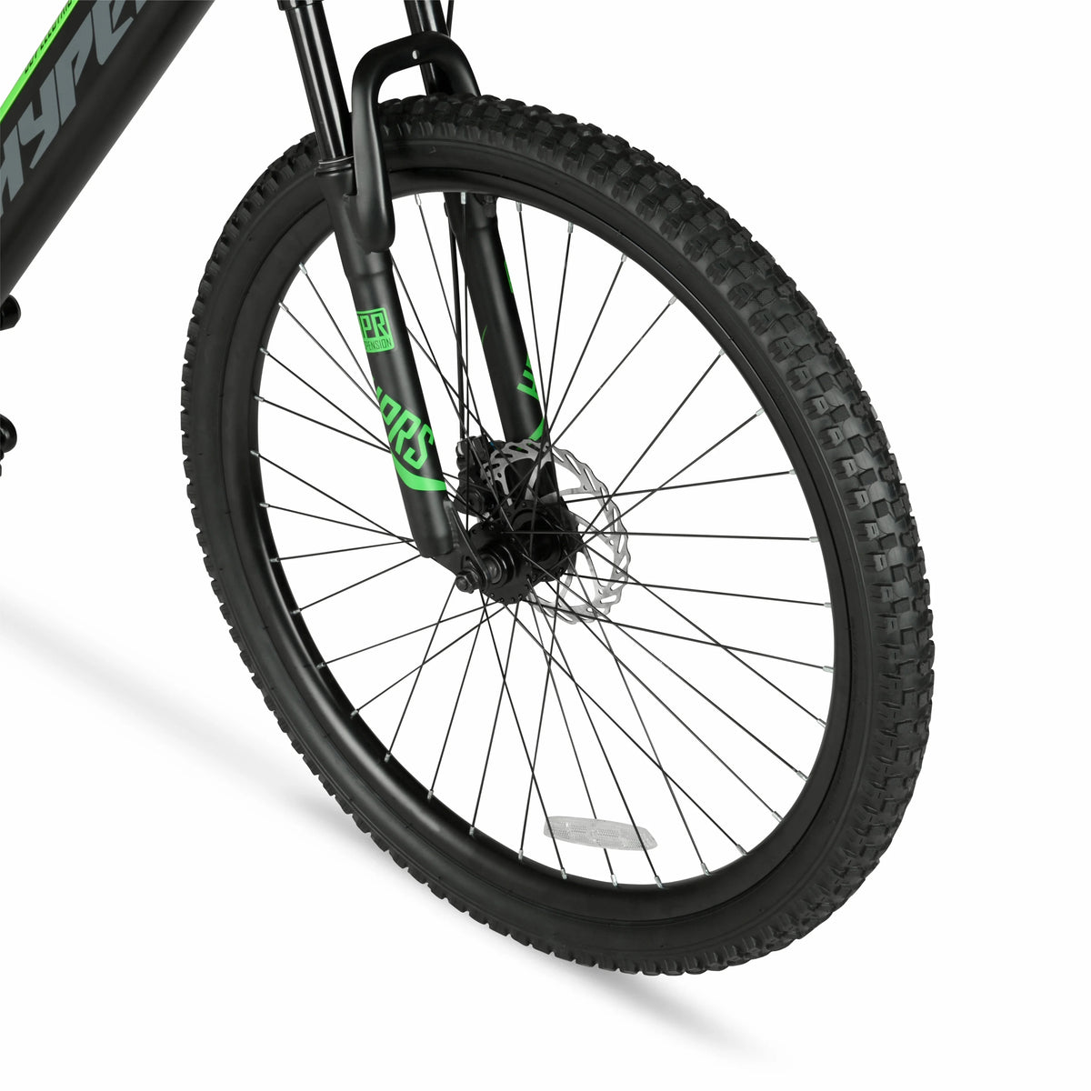 29" Hyper Bicycles 36V Class 2 Electric Mountain Bike for Adults, 350W E-Bike Motor, Black