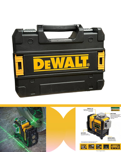 DeWalt 12V MAX Cordless Green Line Laser 3 x 360 Professional Laser Level