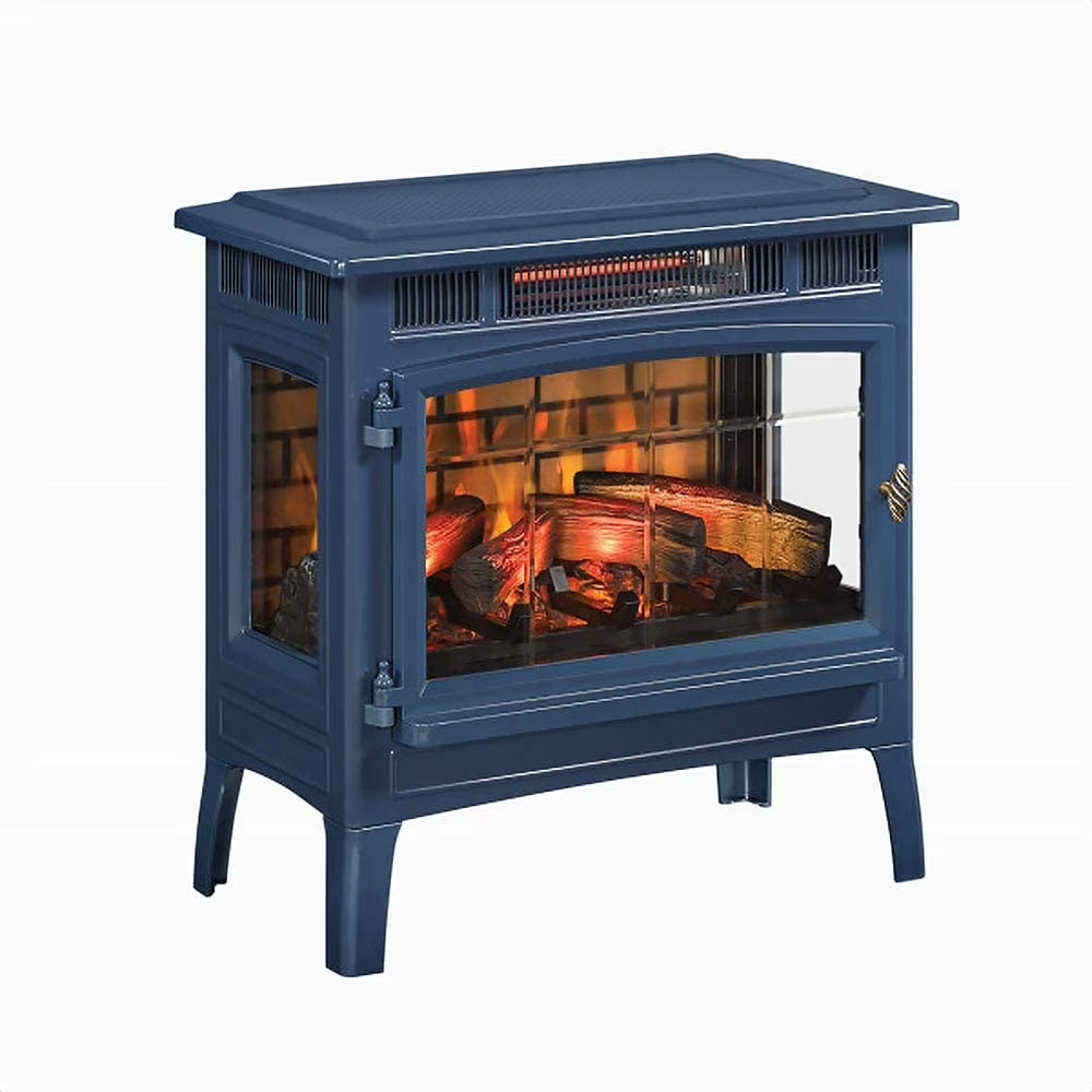 Duraflame 3D Black Infrared Electric Fireplace Stove with Remote Control - DFI-5010-01