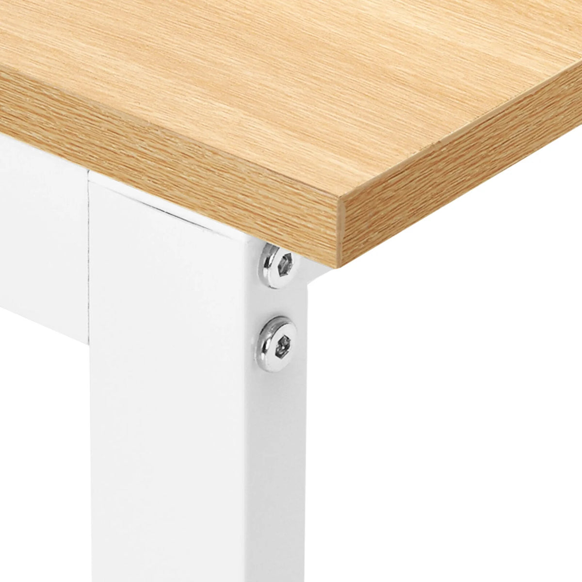 TDUKDB 47/55   Inch Home Office LED Computer Desk with File Drawer and Power Outlets. Ideal for Home Office  Study  Stable Design, Stylish  Simple-inch-Brown  White