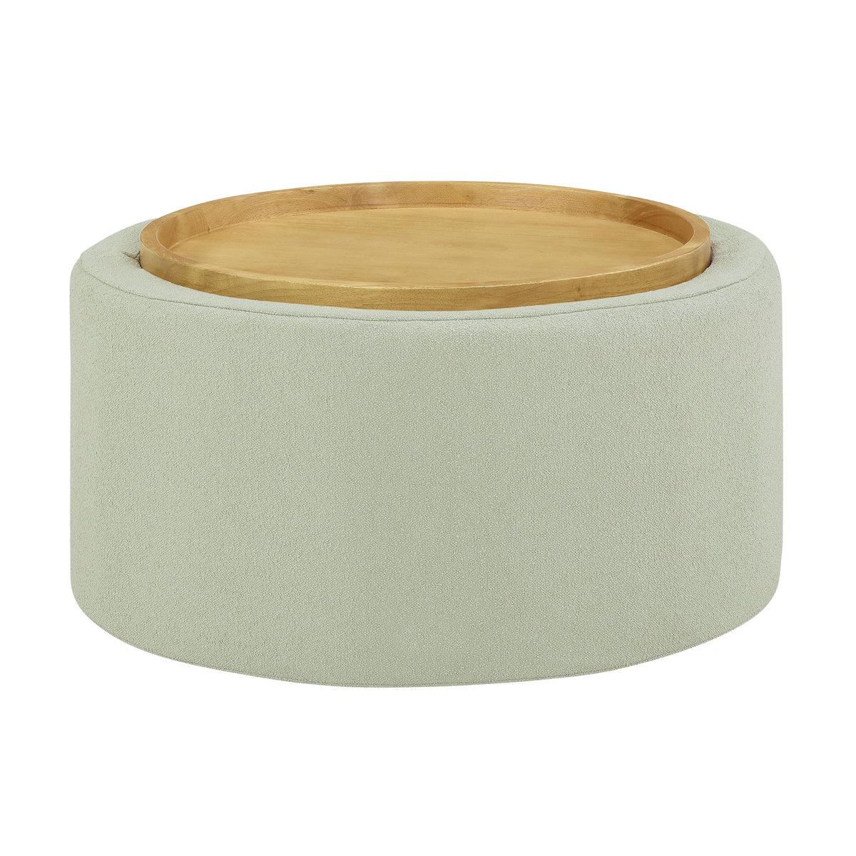Beautiful Drew Stowaway Coffee Table with Storage by Drew Barrymore, Cream