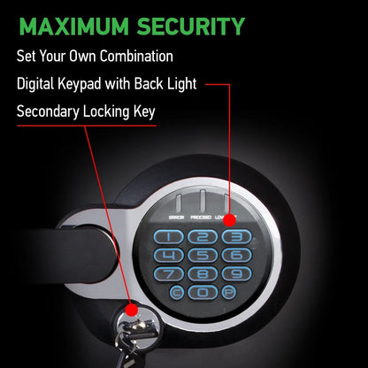 SentrySafe SFW123GDC Fire-Resistant Safe and Water-Resistant Safe with Digital Keypad 1.23 Cu. ft.