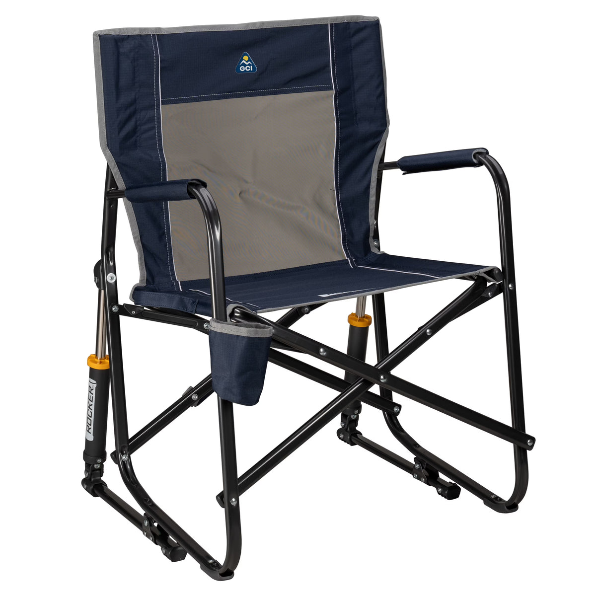 GCI Outdoor Freestyle Rocker Foldable Rocking Camp Chair, Maroon