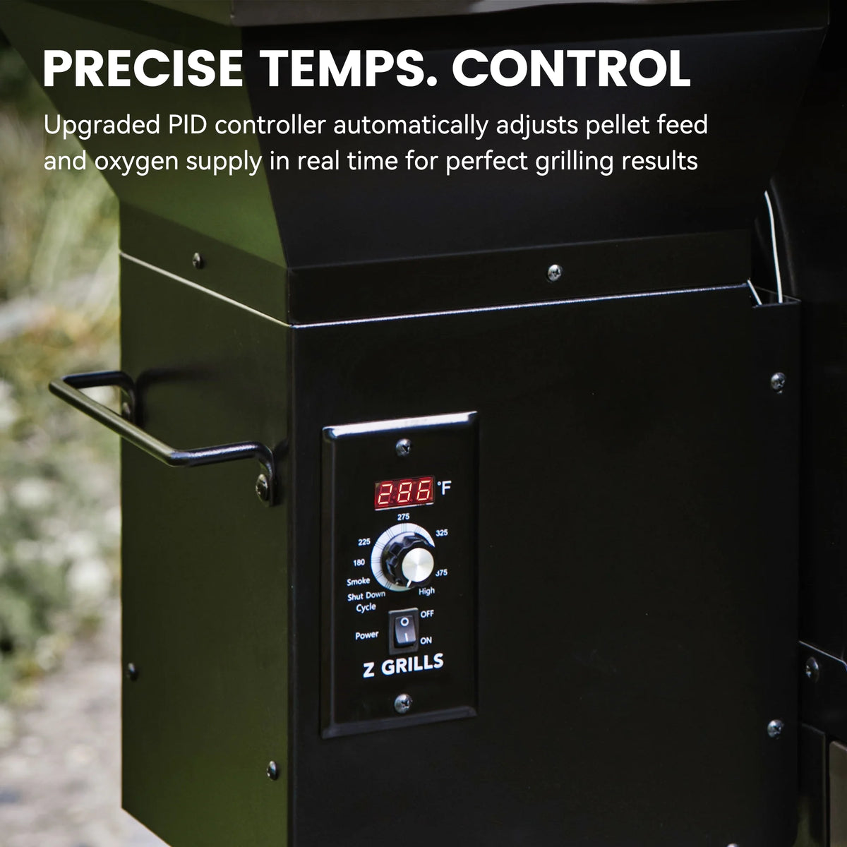 Z GRILLS Grill Elite ZPG-550B4 549 sq.in Wood Pellet Grill & Smoker, Latest PID 3.0 Controller, 2 Meat Probes, Auto Temperature Control, 8 in 1 BBQ- Bronze