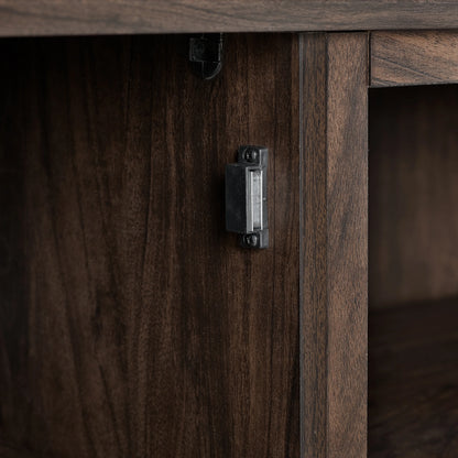 Crosley Furniture Camden 48" Corner Tv Stand Dark Walnut