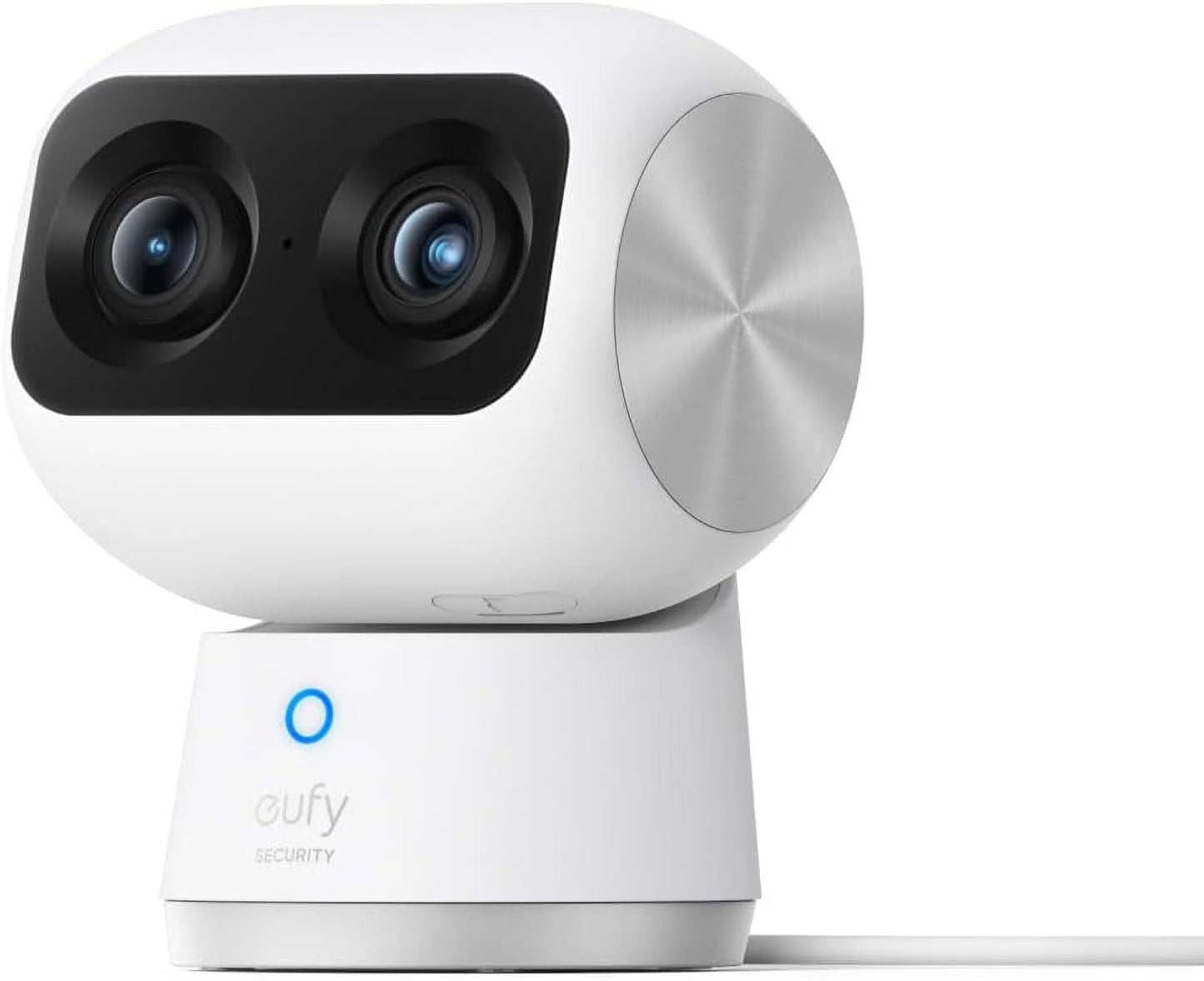 eufy Security Indoor Cam S350, Dual Cameras, 4K UHD Resolution Security Camera with 8�� Zoom and 360�� PTZ