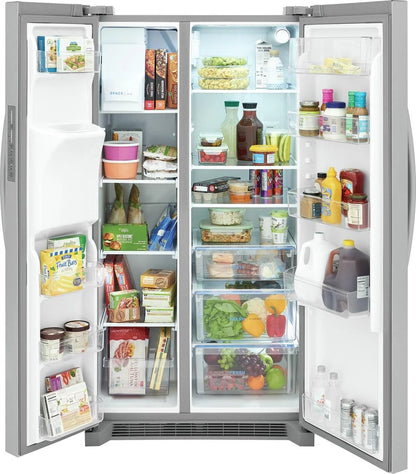Frigidaire Frsc2333a 36" Wide 22.30 Cu. Ft. Side By Side Refrigerator - Stainless Steel