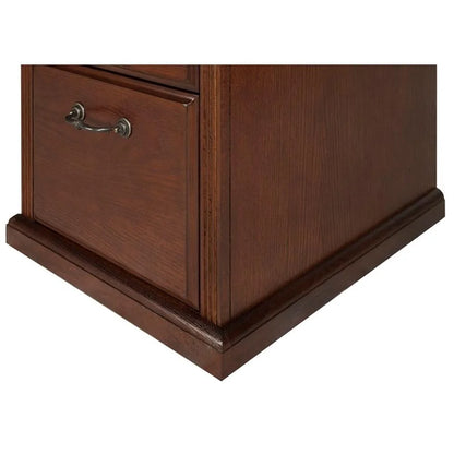 Martin Furniture Huntington Transitional Oxford 2 Drawer Wood File Cabinet - Oak