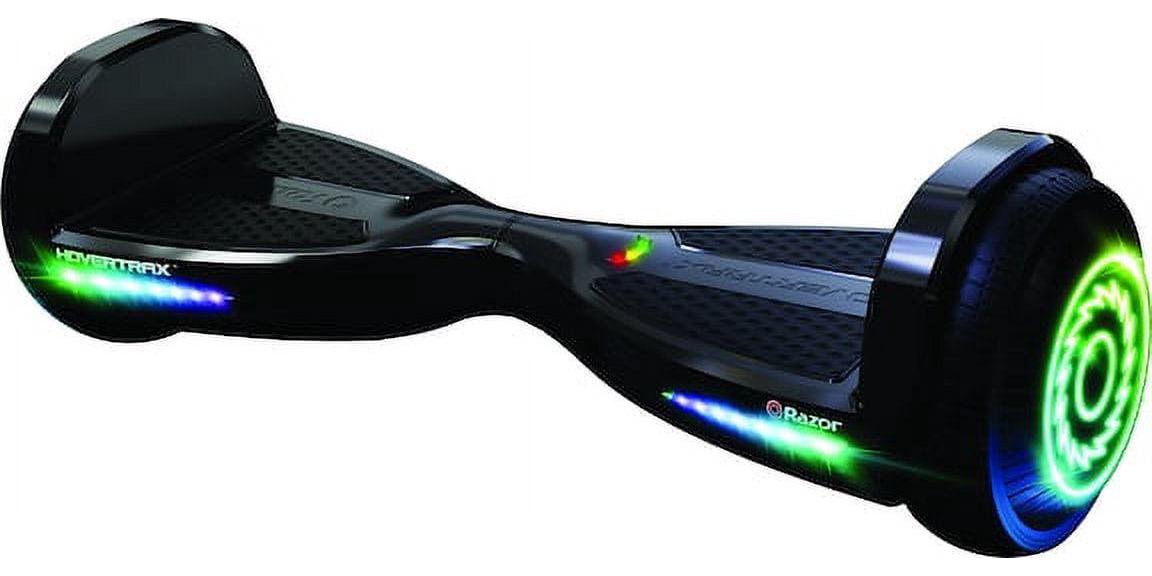 Razor Hovertrax Prizma- Black. Lighted Hoverboard for Child &amp; Teen. up to 9 mph. UL2272 Certified