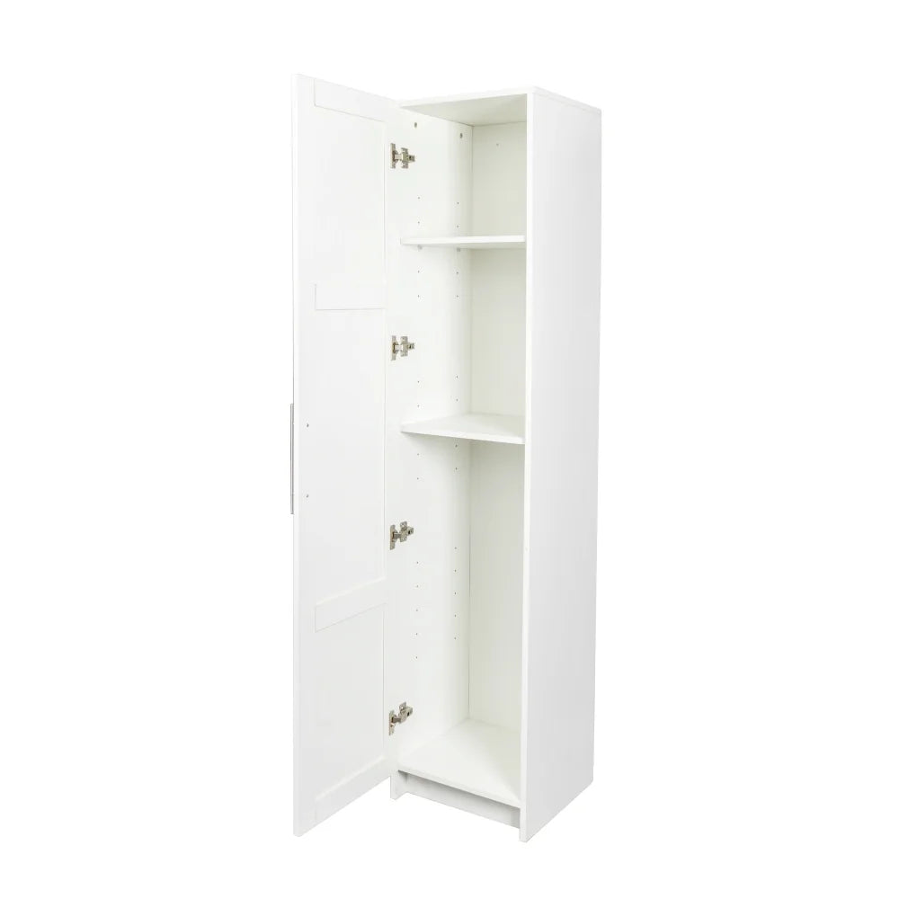 Stackable Wall Cabinet,Hanging Wall Mount Storage Cabinet with Adjustable Shelves and Doors,Sideboard Buffet Cupboard,Console Table,White Wood Finish,11.81 "D x 31.50"W x 29.92 "H