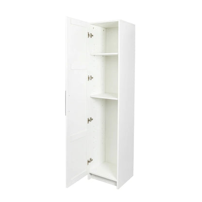 Stackable Wall Cabinet,Hanging Wall Mount Storage Cabinet with Adjustable Shelves and Doors,Sideboard Buffet Cupboard,Console Table,White Wood Finish,11.81 "D x 31.50"W x 29.92 "H