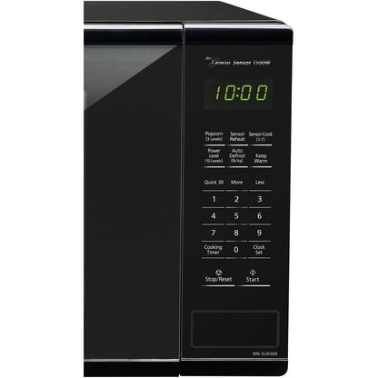 Panasonic  New 1.3 Cu. ft. 1100W Genius Sensor Countertop Microwave Oven in White
