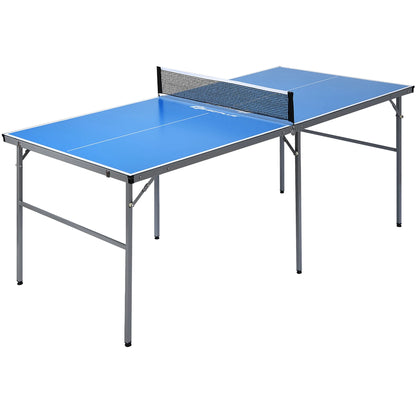 Goplus 6��x3�� Portable Tennis Ping Pong Folding Table w/Accessories Indoor Outdoor Game