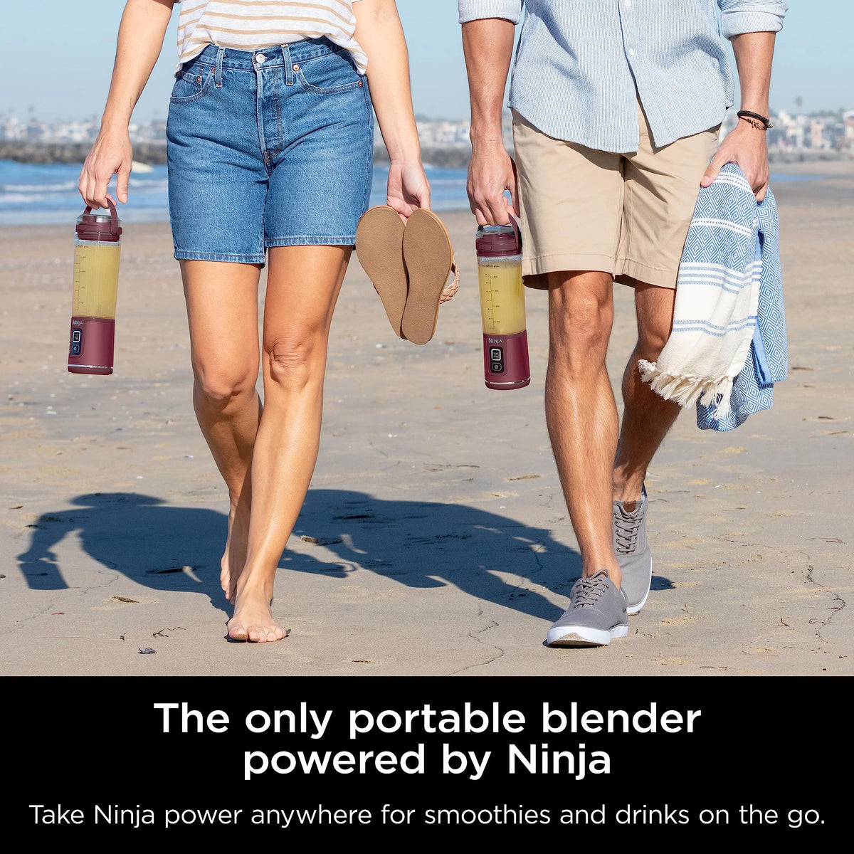 Ninja Blast Portable Blender, Cordless, 18oz. Vessel, Personal Blender for Shakes & Smoothies, BPA Free, Leakproof Lid & Sip Spout, USB-C Rechargeable, Dishwasher Safe Parts, Metallic Purple,