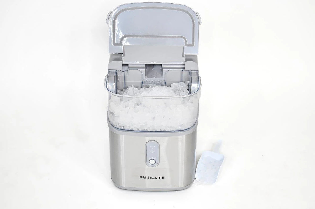 Frigidaire, 33 Lbs. Nugget Ice Maker, Black Stainless Steel, EFIC228