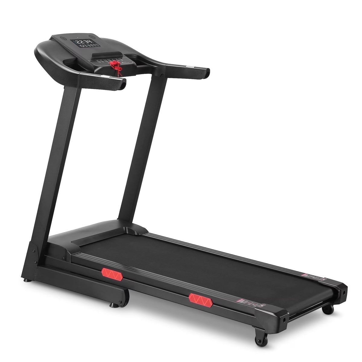 Treadmill with Auto Incline Bluetooth Voice Control  17 in Wide Electric Treadmill Folding Machine 15 Level  Auto 8.8 mhp Speed for Home Use Gifts