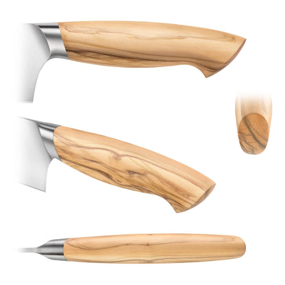 Cangshan OLIV Series Swedish Steel 15-Piece Knife Block Set, Maple Block