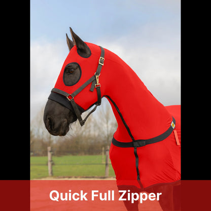 RESISTANCE Horse Full Body Slinky with Full Zipper Face - Lycra Material - available in 11 colors