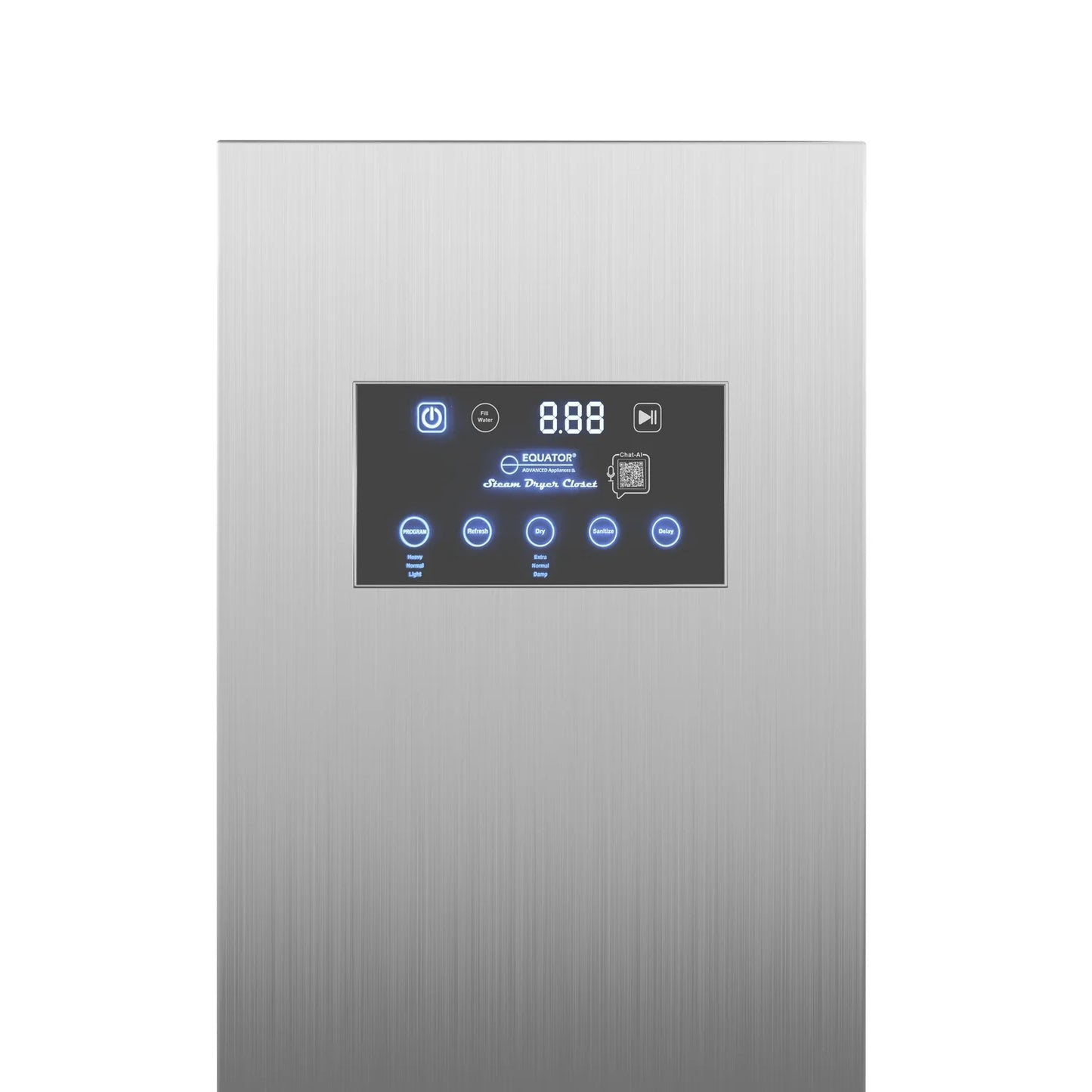 Equator Steam Dryer Closet REMOVE WRINKLES Sanitize Deodorize Refresh Slim110V