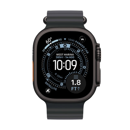 Apple Watch Ultra 3 (GPS + Cellular) 49mm Black Titanium Case with 5G and Satellite Communications (Size M/L)