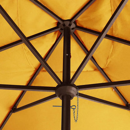 EliteShade Sunumbrella 6x6Ft Square Market Umbrella with Ventilation