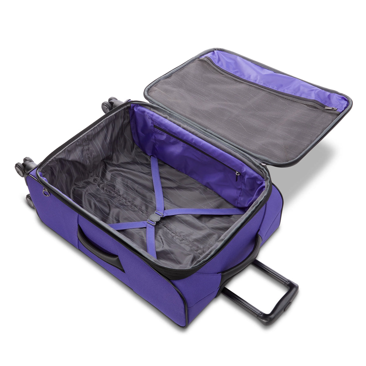 American Tourister X-Lite 3-Piece Luggage Set with Spinner Wheels - Light Grey